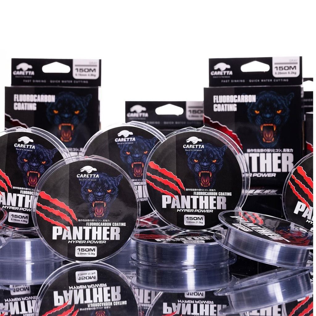 Caretta Panther Fluorocarbon Kaplama Olta Misinası - 150m