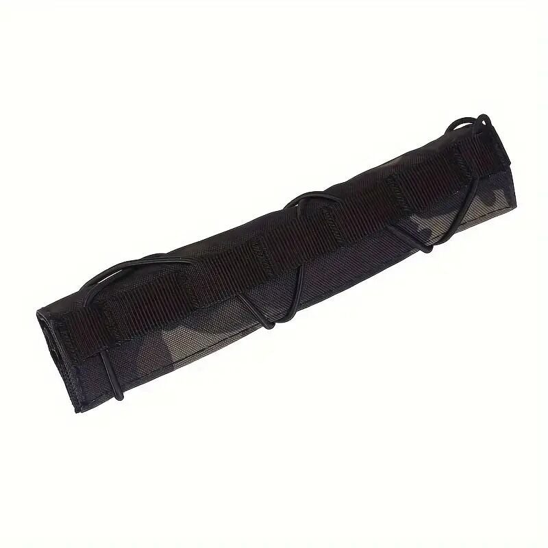 Namlu/Susturucu Giydirme Koruyucu Cordura Kılıfı 22cm - Siyah Kamuflaj