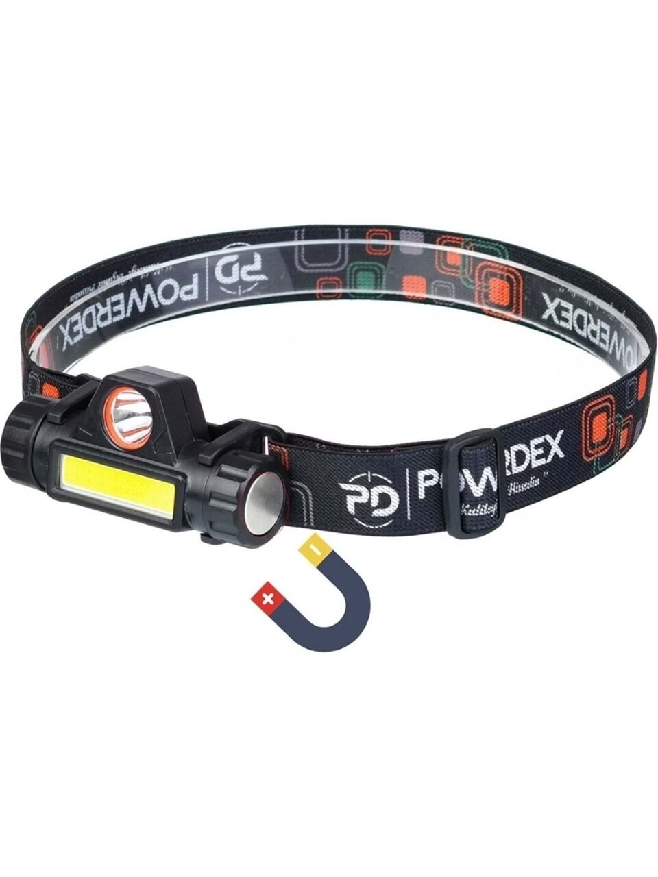 Powerdex Şarjlı Mıknatıslı Kafa Feneri Su Geçirmez / PD-6672