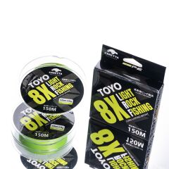 Caretta Toyo Green 8X Light Rock Fishing 150 mt İp Misina