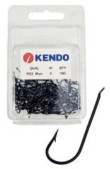 Kendo (1522) 100 Adet Siyah Çapraz Olta İğnesi