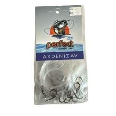 3 İğneli Yemli Dip Sazan Olta Takımı 10'lu Paket - No:3