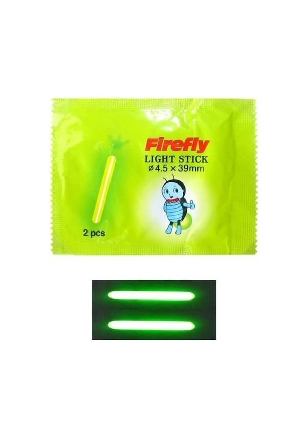 Firefly Light Stick 2 Parça 4,5 X 39mm Fosfor-Şamandıra Fosforu