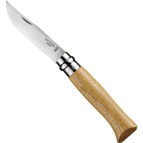 Opinel Inox No 8 Meşe Saplı Paslanmaz Çelik Çakı