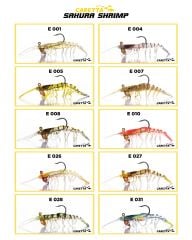 Caretta Sakura Shrimp 6,5g 76mm Silikon Karides Yem