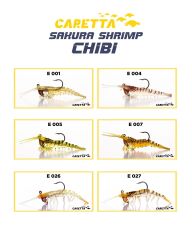 Caretta Sakura Shrimp 3,7g 50mm Silikon Karides Yem