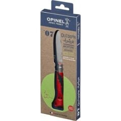Opinel Inox No 7 Outdoor Paslanmaz Çelik Çakı (Kırmızı)