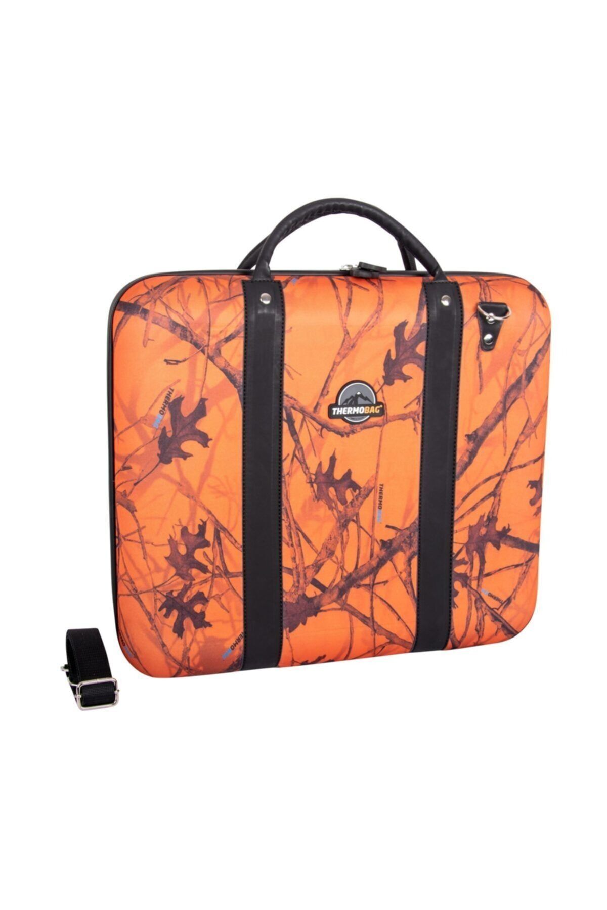 Thermobag Şarap Şisesi Soğutucu Çantas - Large - Turuncu Camo