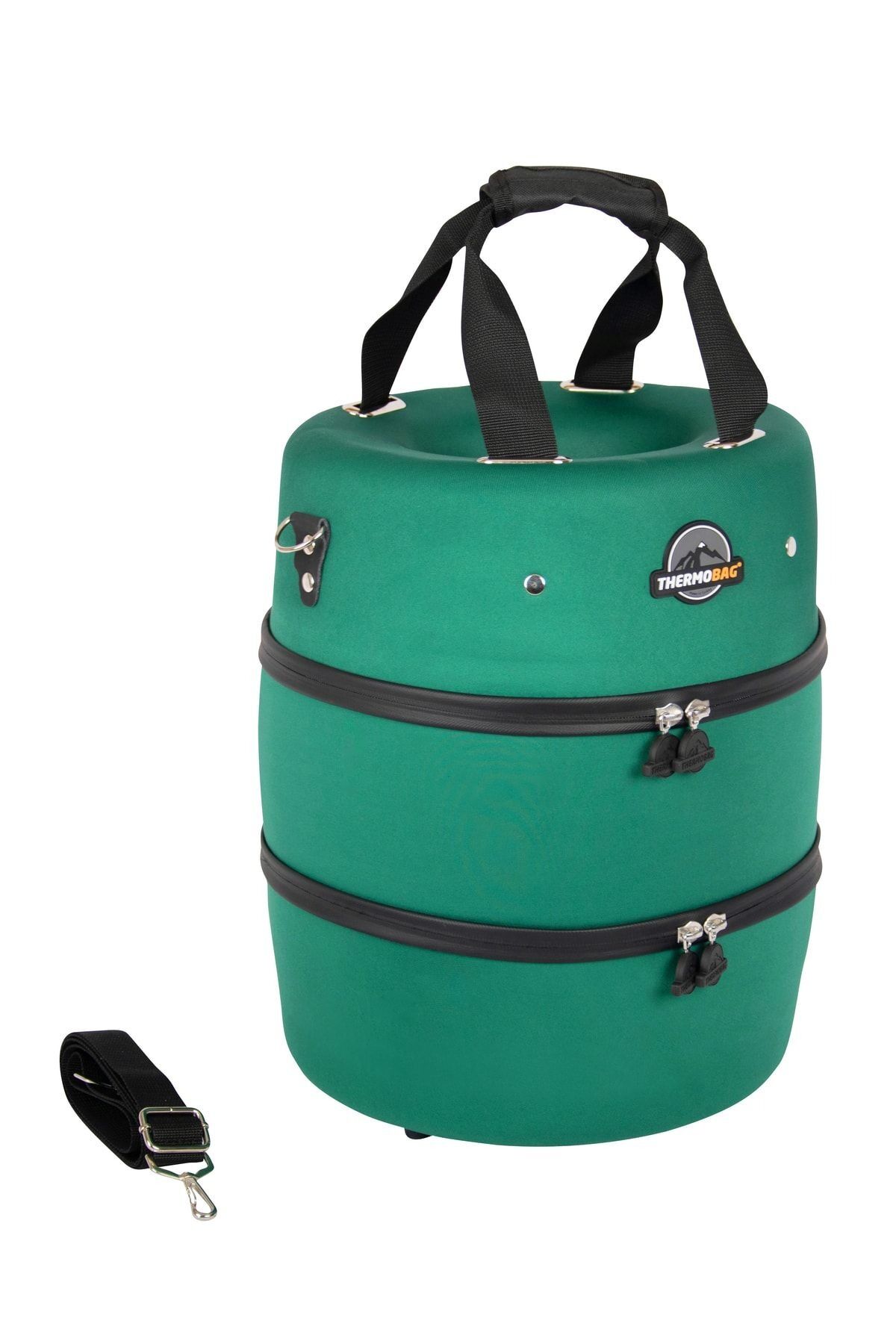 Thermobag Isı Yalıtımlı Silindir Piknik Çantası Büyük Boy (L) Yeşil