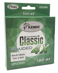 Kendo Classic 4x Örgü İp Olta Misinası Apple Green 150m