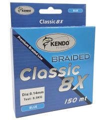 Kendo Classic 8x Örgü İp Olta Misinası Blue 150m