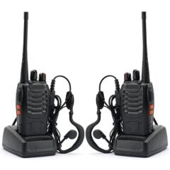 Maofeng BF-888S 16 Kanal Çift Yönlü PMR Telsiz (Lisans Gerekmez) - 2 Adet