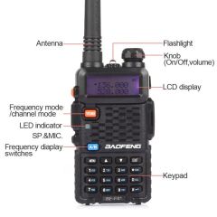 Baofeng BF-F8 Dual Bant El Telsizi - 1 Adet