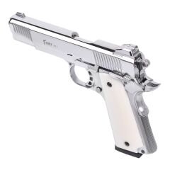 Kuzey 911 Kurusıkı Tabanca - Sedef Kabze Parlak Krom