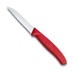 Victorinox 6.7431 8cm Kırmızı Tırtıklı Soyma Bıçağı
