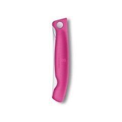Victorinox 11cm Katlanır Domates Bıçağı Pembe 6.7836.F5B