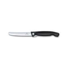 Victorinox 11cm Katlanır Domates Bıçağı Siyah 6.7803.FB