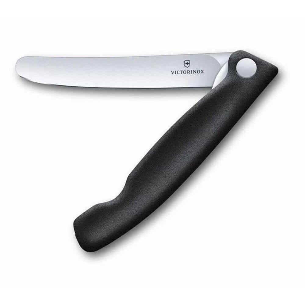 Victorinox 11cm Katlanır Domates Bıçağı Siyah 6.7803.FB