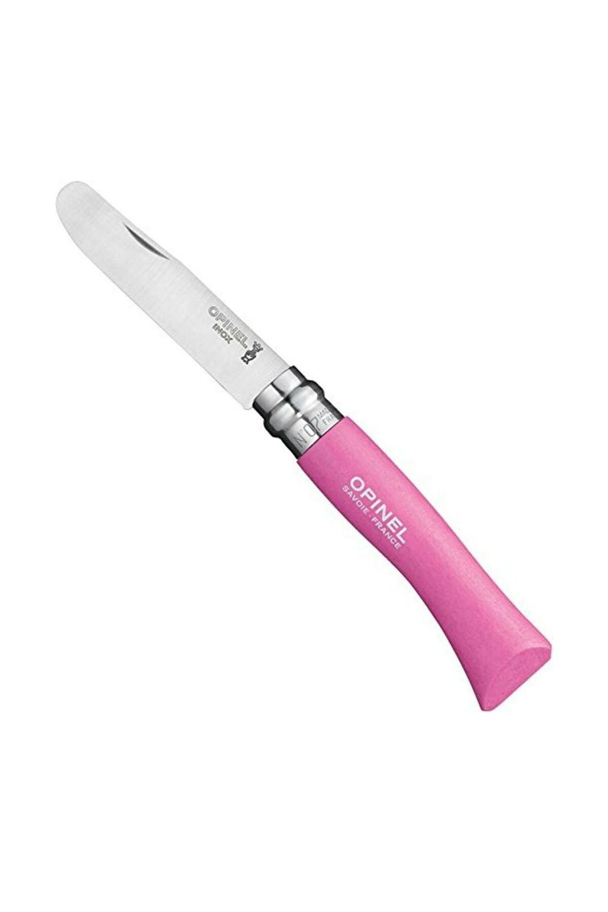 Opinel Inox No 7 Paslanmaz Çelik Çakı (Pembe)