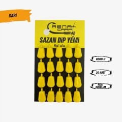 Renat Carp Kulplu Silikon Mısır Sazan Dip Yemi Kokulu- Sarı