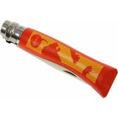 Opinel Inox No 7 Aslan Desenli Gürgen Saplı Paslanmaz Çelik Çakı