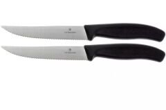 Victorinox 12cm Tırtıklı Biftek Bıçağı 2'li Siyah 6.7933.12B