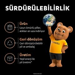 Duracell Optimum AA Alkalin Kalem Pil (4'lü Paket) 1,5V - LR6 MX1500