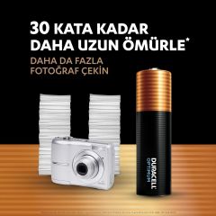 Duracell Optimum AA Alkalin Kalem Pil (4'lü Paket) 1,5V - LR6 MX1500