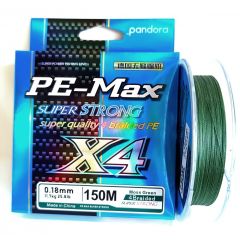 Pandora Pe-Max 4 x Moss Green Örgü İp Olta misinası 150mt