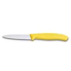 Victorinox 6.7636.L118 8cm Sarı Tırtıklı Soyma Bıçağı