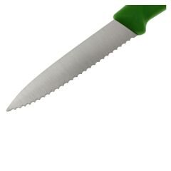 Victorinox 6.7636.L114 8cm Yeşil Tırtıklı Soyma Bıçağı