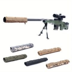 Namlu/Susturucu Giydirme Koruyucu Cordura Kılıfı 22cm - Çöl Rengi
