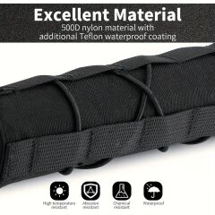 Namlu/Susturucu Giydirme Koruyucu Cordura Kılıfı 22cm - ACU