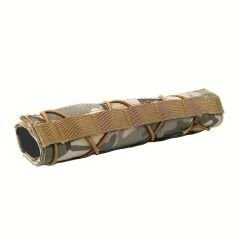 Namlu/Susturucu Giydirme Koruyucu Cordura Kılıfı 22cm - Kamuflaj