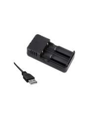 Hwd 2li Pil Şarj Cihazı 3.7V Li-Ion HD-8991B 18650-26650-10440- Entegre USB Kablolu