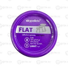 SKY PELLETS Flat Light 7,87 gr Saçma 4,5 mm / 200 Adet
