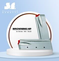 Sabatti Browning HP Tabanca Şarjörü Krom 14+1 / Made İn İtaly