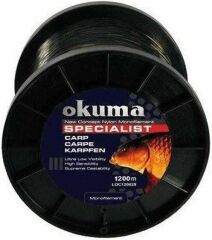 Okuma Carp 1200m 17,00 LB 7.73kg 0,34mm Sazan Misinası
