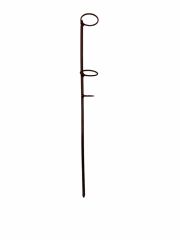 Çetin Av Metal Kamış Dayama Donatı Demiri Kırmızı / 50cm