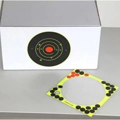Yüksek Görünürlüklü Reaktif Atış Hedef Kağıdı 8'' - Kendinden Yapışkanlı 5' li Paket