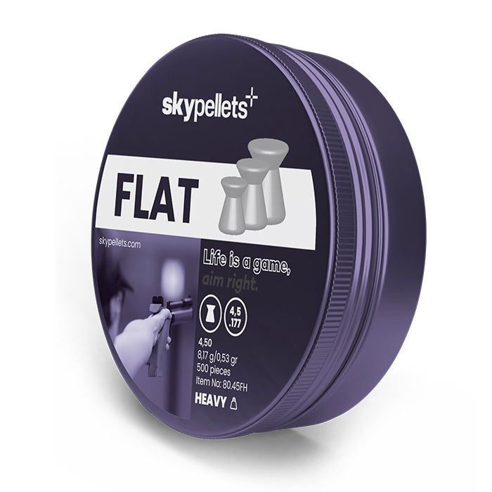 SKY PELLETS Flat Heavy 7,87 gr Saçma 4,5 mm / 500 Adet