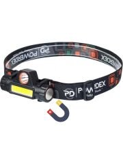 Powerdex Şarjlı Mıknatıslı Kafa Feneri Su Geçirmez / PD-6672