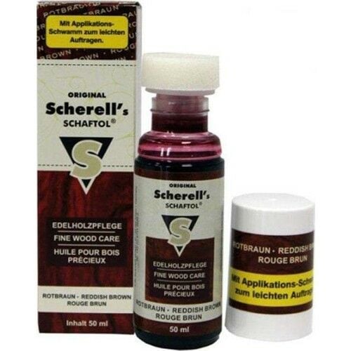 Ballistol Scherell's Şaftöl Kundak Boyası / Reddish 50ml
