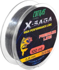 Cotras X-Saga Monofilament Olta Misinası (Fluorocarbon Kaplama) 100mt