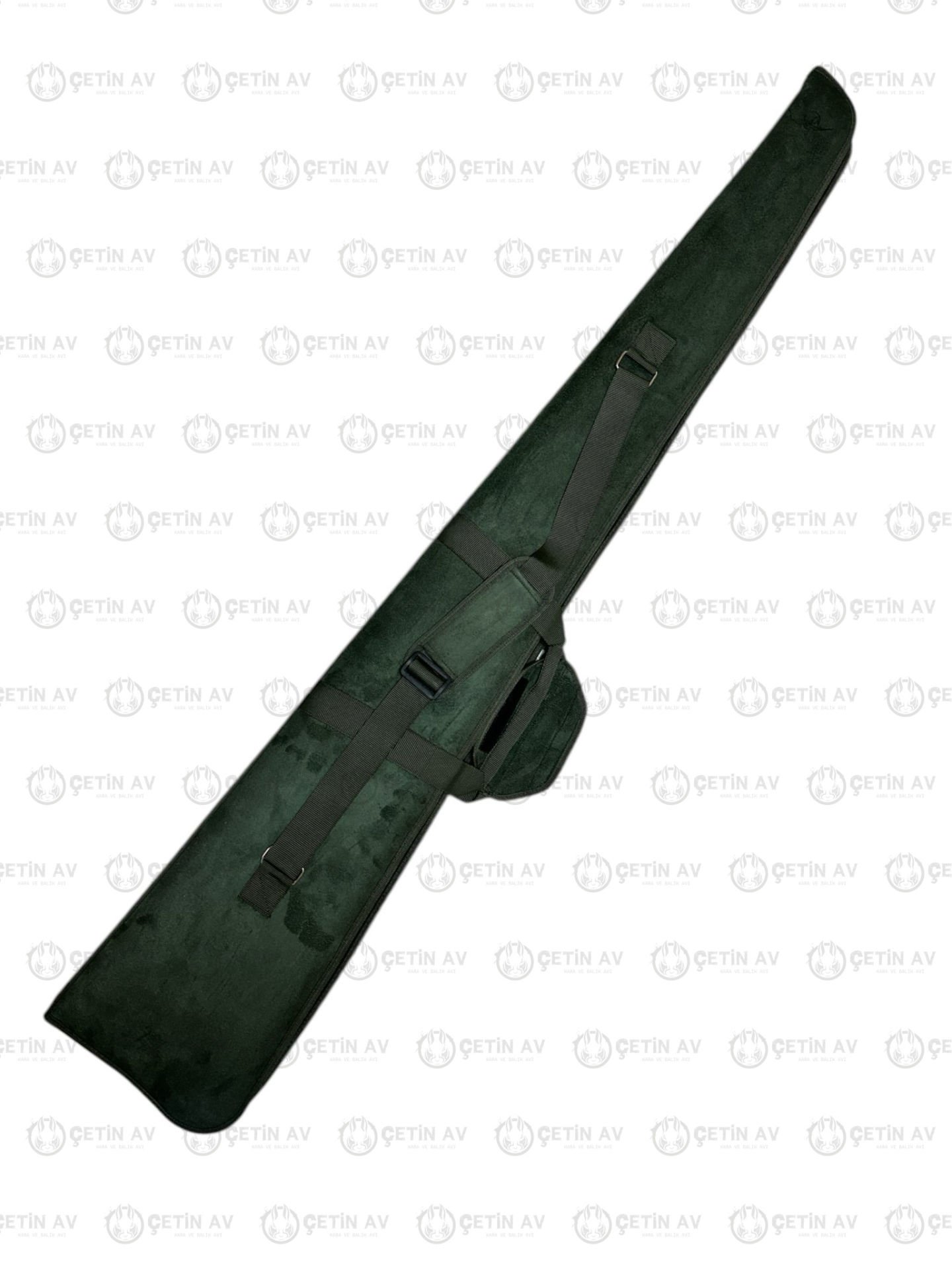 Çetin Av Lüks Süet Tüfek Kılıfı 130 cm / Yeşil