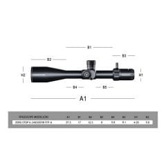 Swamp Deer HD PRO 6-24X50 SFIR FFP Tüfek Dürbünü